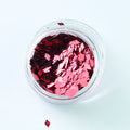 Metallic Cherry Diamond Shape Face Glitter Size 1mm - 3mm