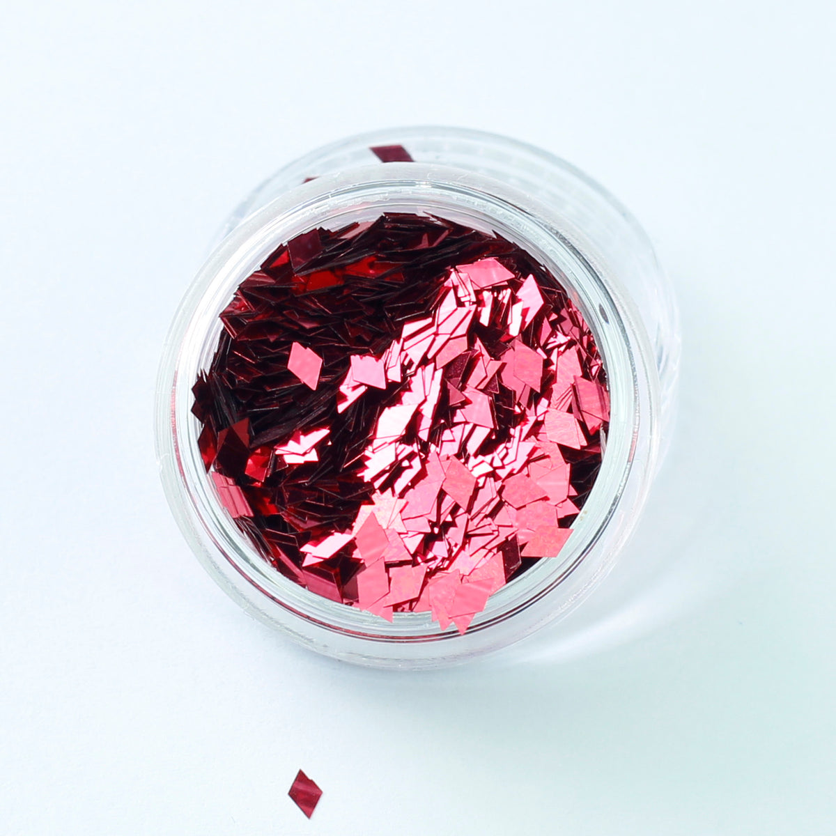 Metallic Cherry Diamond Shape Face Glitter Size 1mm - 3mm