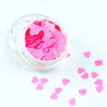 evol uv pink heart cosmetic face festival glitter