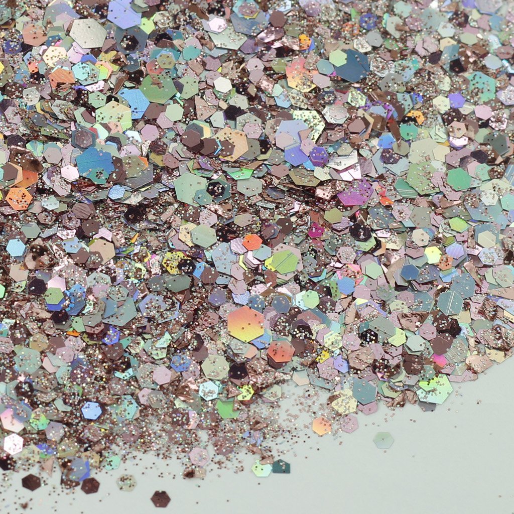 Rose Quartz Super Chunky Cosmetic Glitter Mix