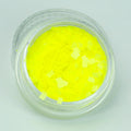 Fluorescent Yellow 1.5mm Square Cosmetic Glitter