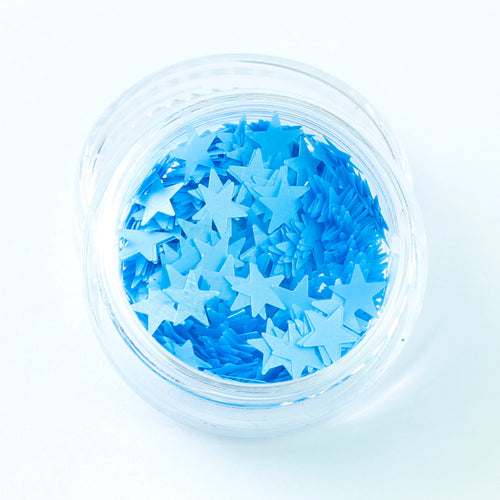 fluorescent uv blue festival face glitter stars evol