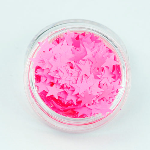 fluorescent uv pink festival face glitter stars evol
