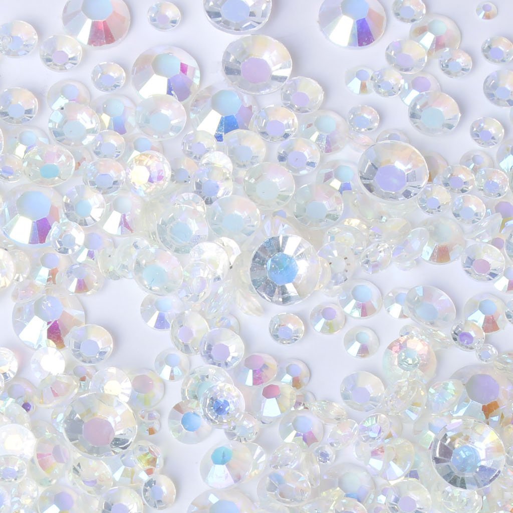 evol cloud burst iridescent rhinestone face gems bling