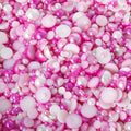 barbie pink flat back pearl face gems evol