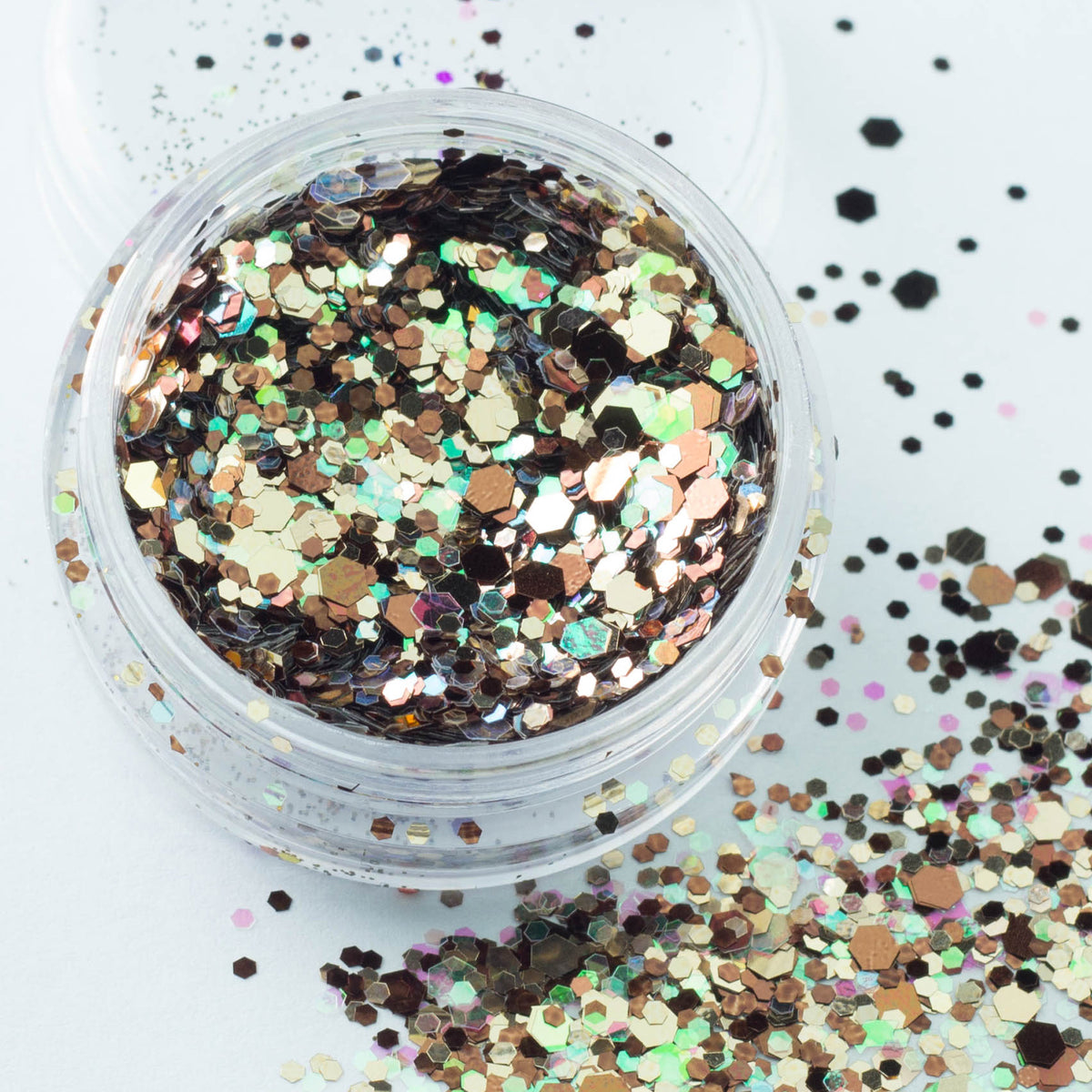 evol ochre party golden chunky festival glitter mix chic yo