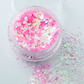 evol fairy dusty iridescent baby pink girly chunky festival glitter