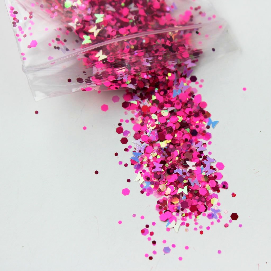 "Powerpuff" Chunky Cosmetic Glitter Mix