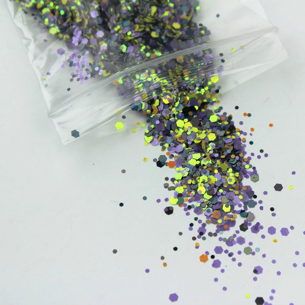 "Funky Banana" Chunky Cosmetic Glitter Mix