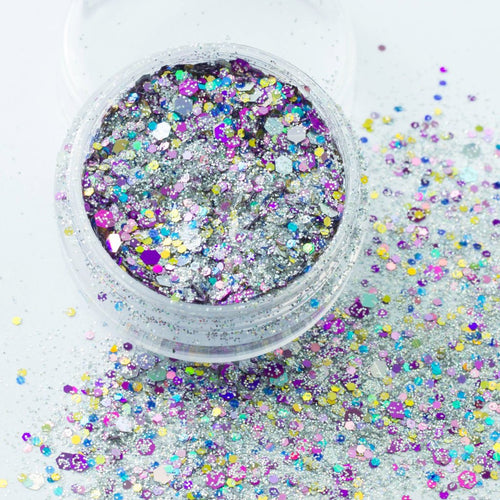 evol diva chunky body glitter mix great for festivals and clubbing