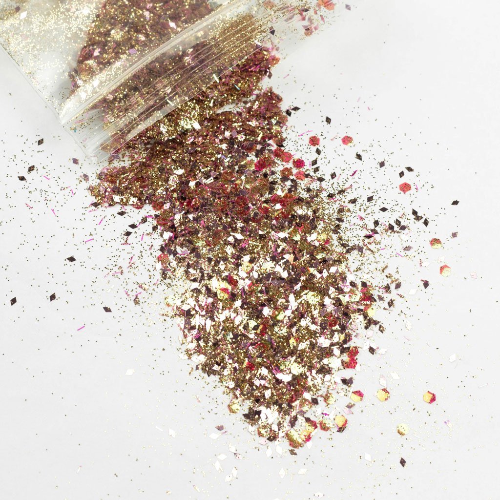 "Golden Girl" Chunky Cosmetic Glitter Mix