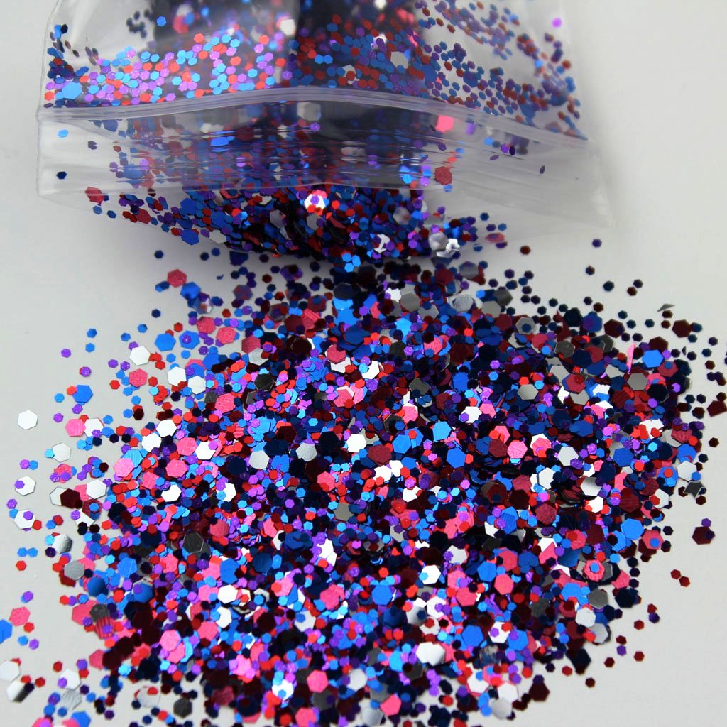 "Patriot" Chunky Cosmetic Glitter Mix