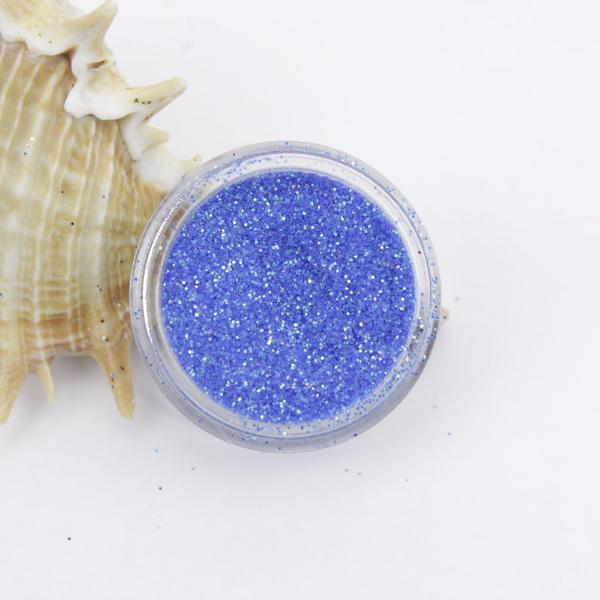 evol iridescent blue dust face glitter