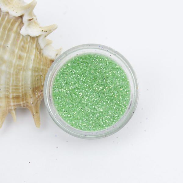 evol iridescent green dust face glitter