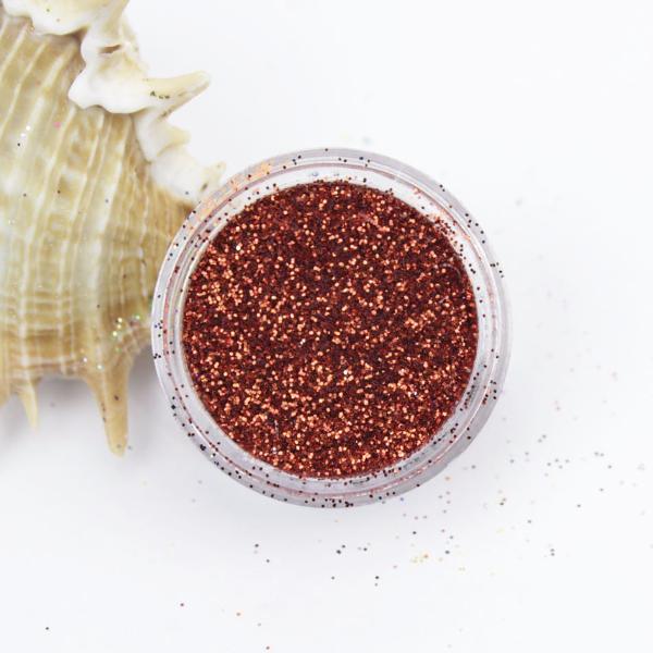 evol metallic bronze dust face glitter