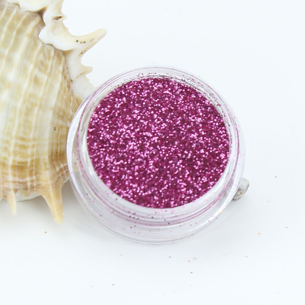 evol cerise hot pink magenta cherry dust glitter pot clubbing