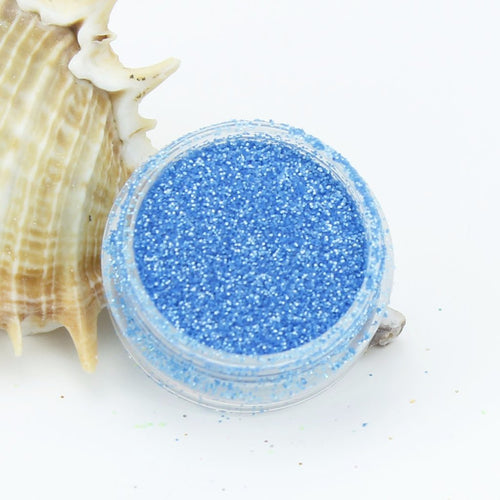 evol blue pearl dust face glitter