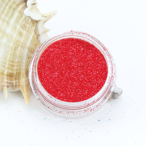 evol fire red pearl dust face glitter