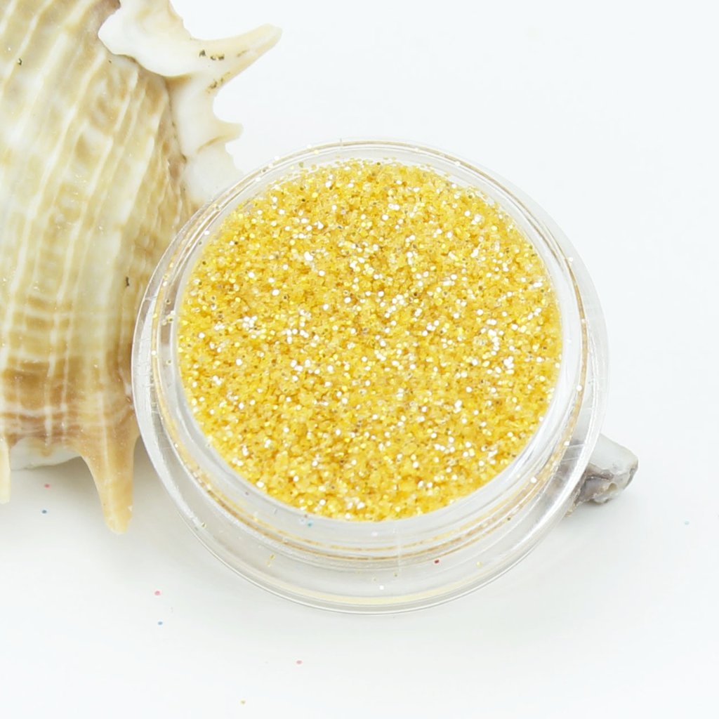 evol amber crushed ice powder fine dust glitter pot