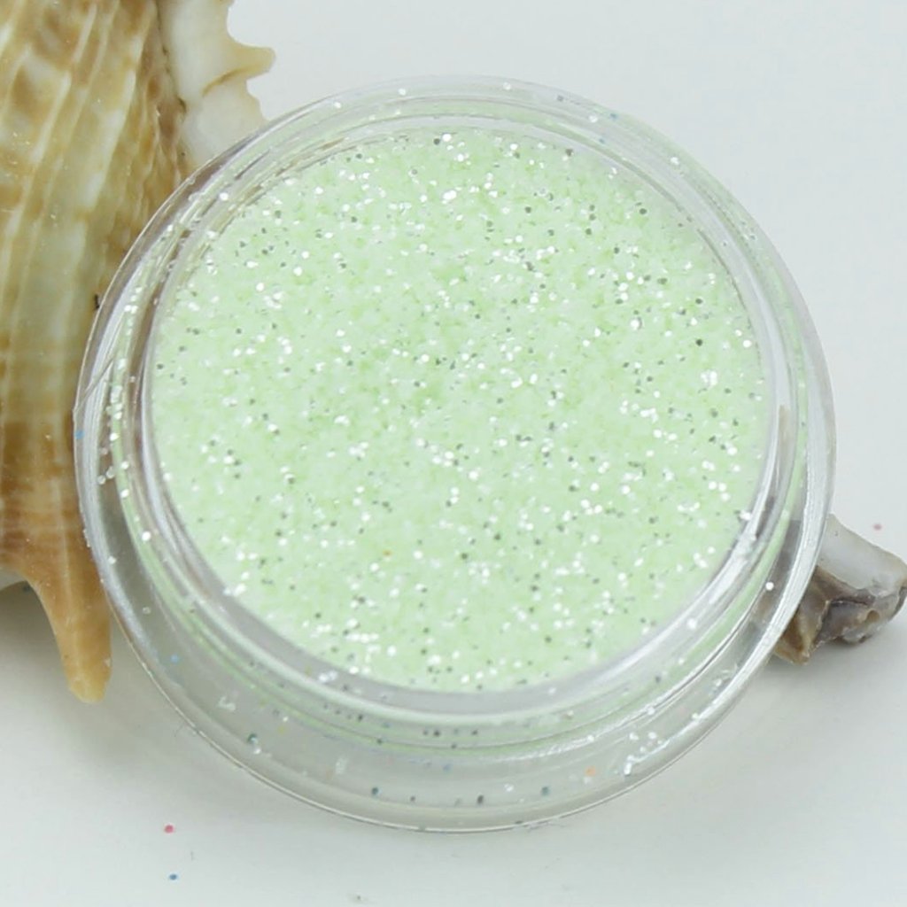 evol mint crushed ice powder glitter pot