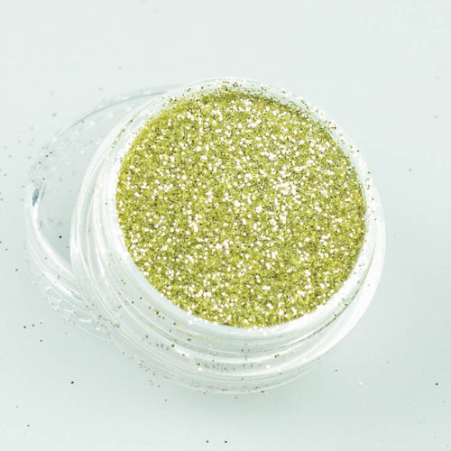 evol metallic brass glitter eyeshadow pot