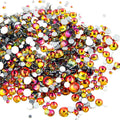 On Fire 1000pcs Mixed Size Duochrome Iridescent Glass Rhinestone Face Gems