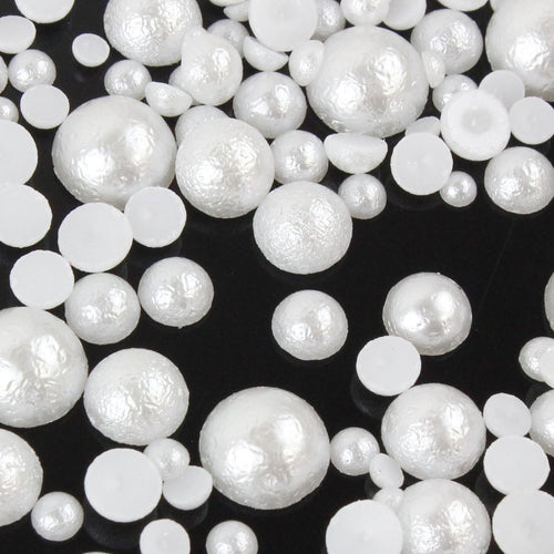evol foiled flat back pearl mix