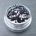 Opaque Black 1mm Hexagonal Cosmetic Glitter