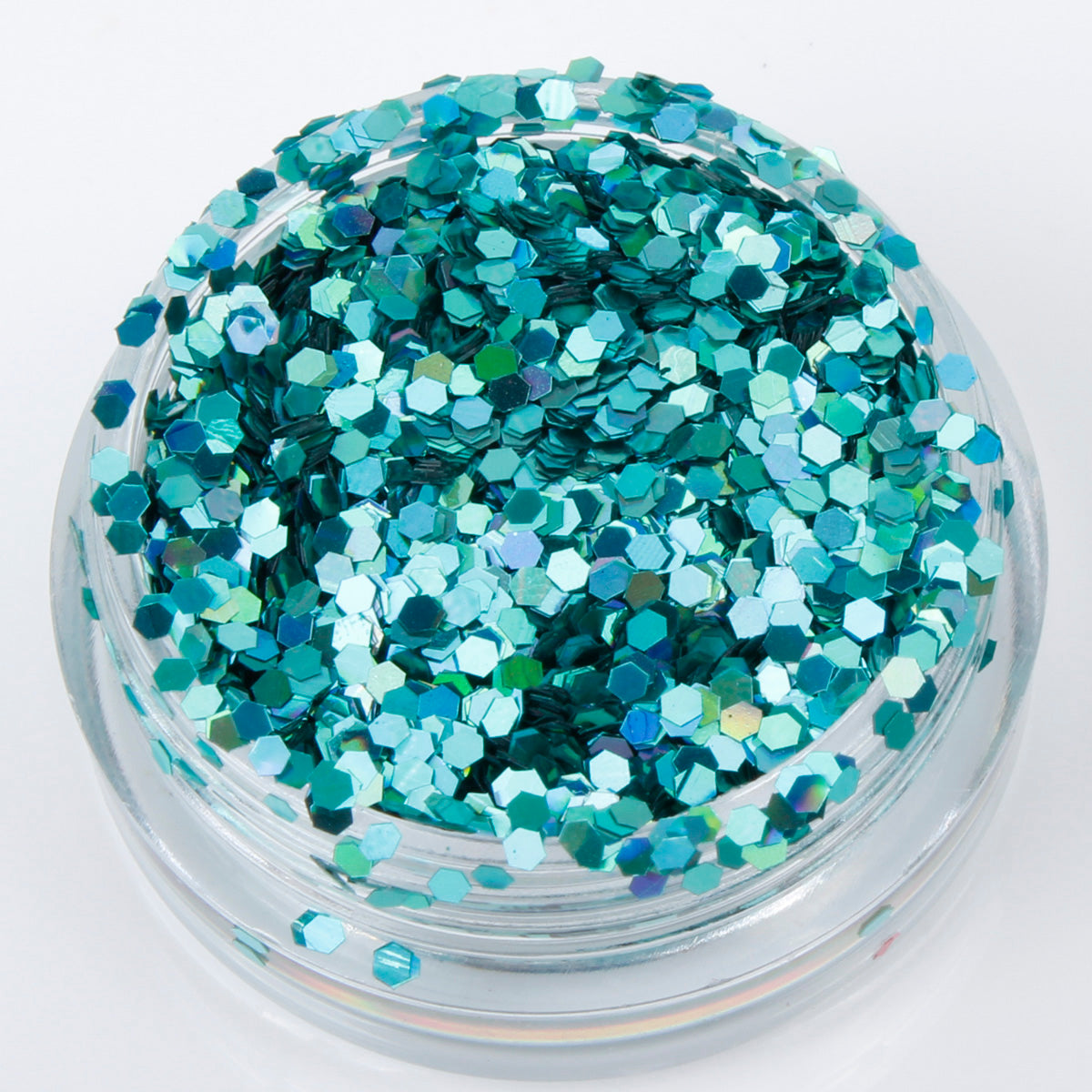 Holographic Aventurine 1mm hexagon glitter