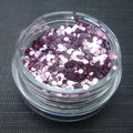 Metallic Pink 1mm hexagon glitter