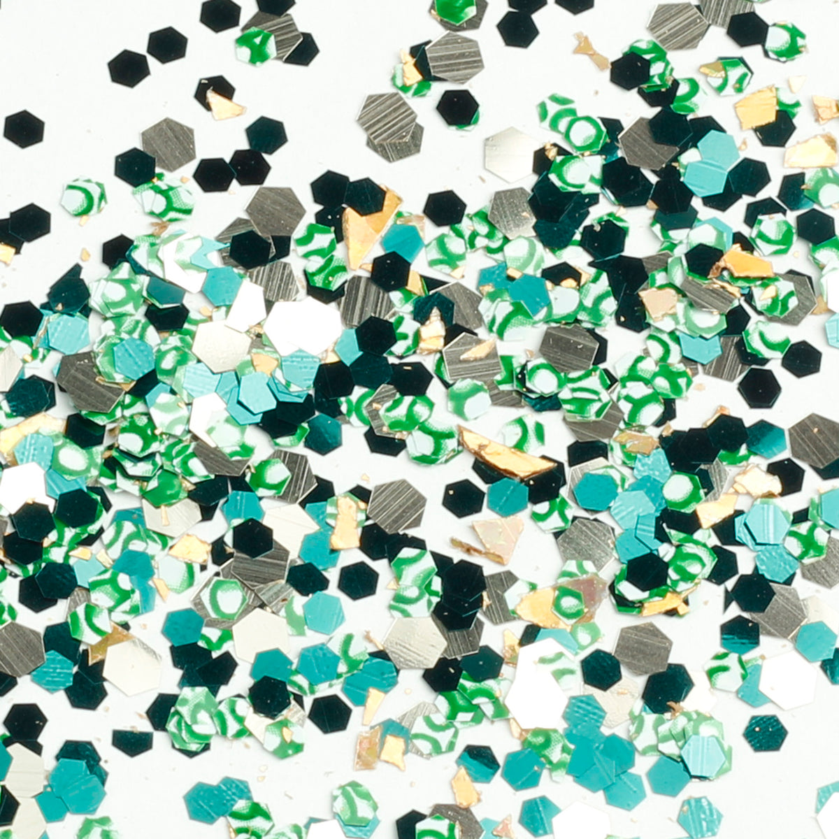 evol old st. nic. xmas chunky face glitter mix