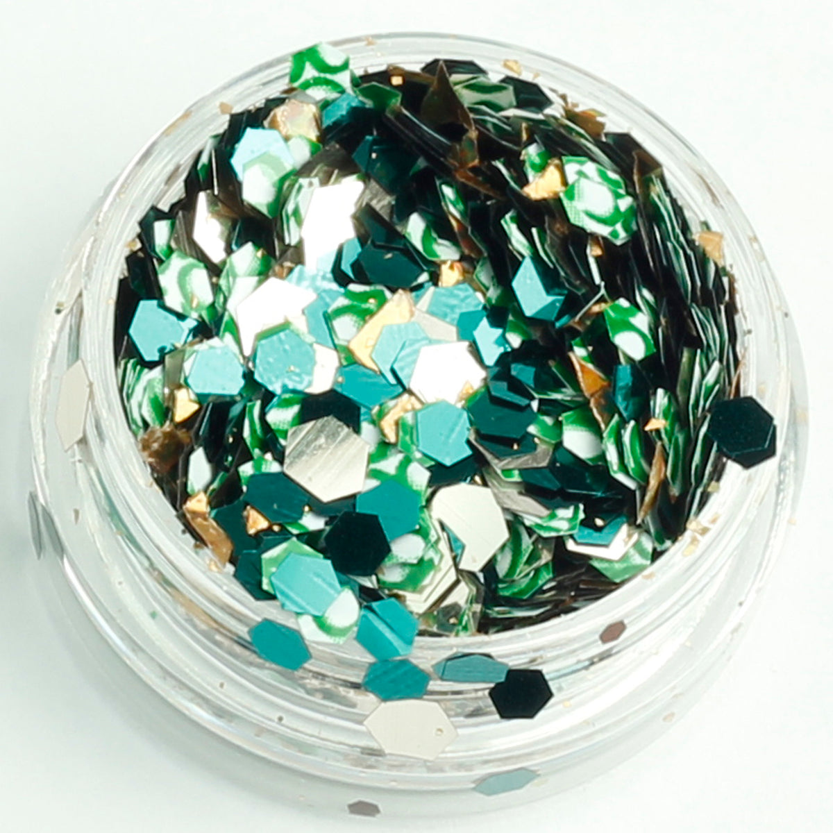 evol old st nic xmas chunky face glitter mix