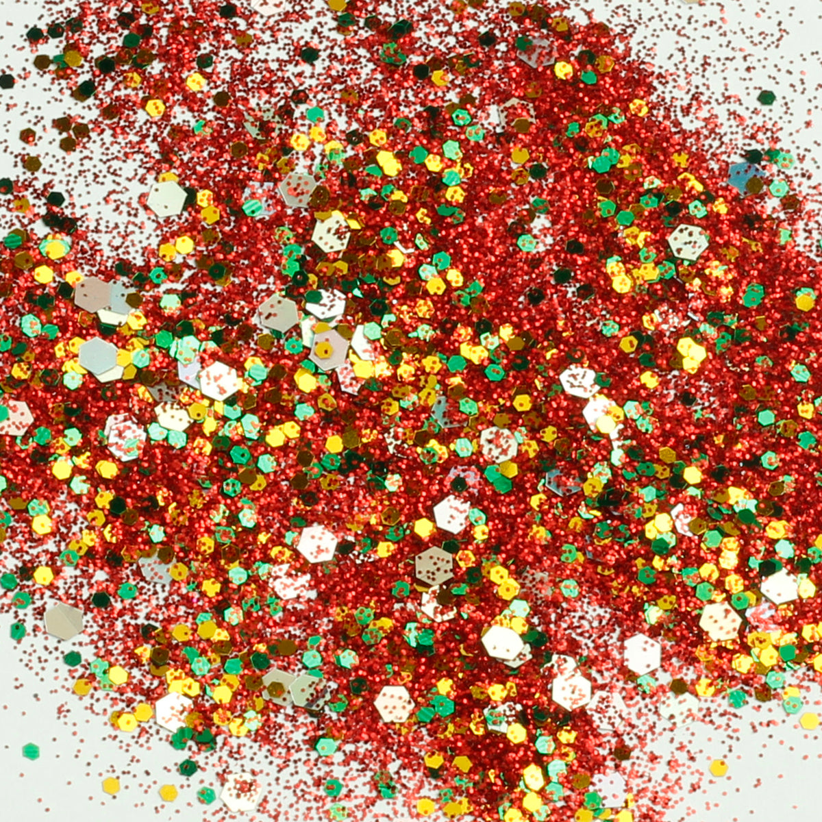 evol holly and ivy xmas face glitter mix loose