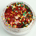 evol holly and ivy xmas face glitter mix pot