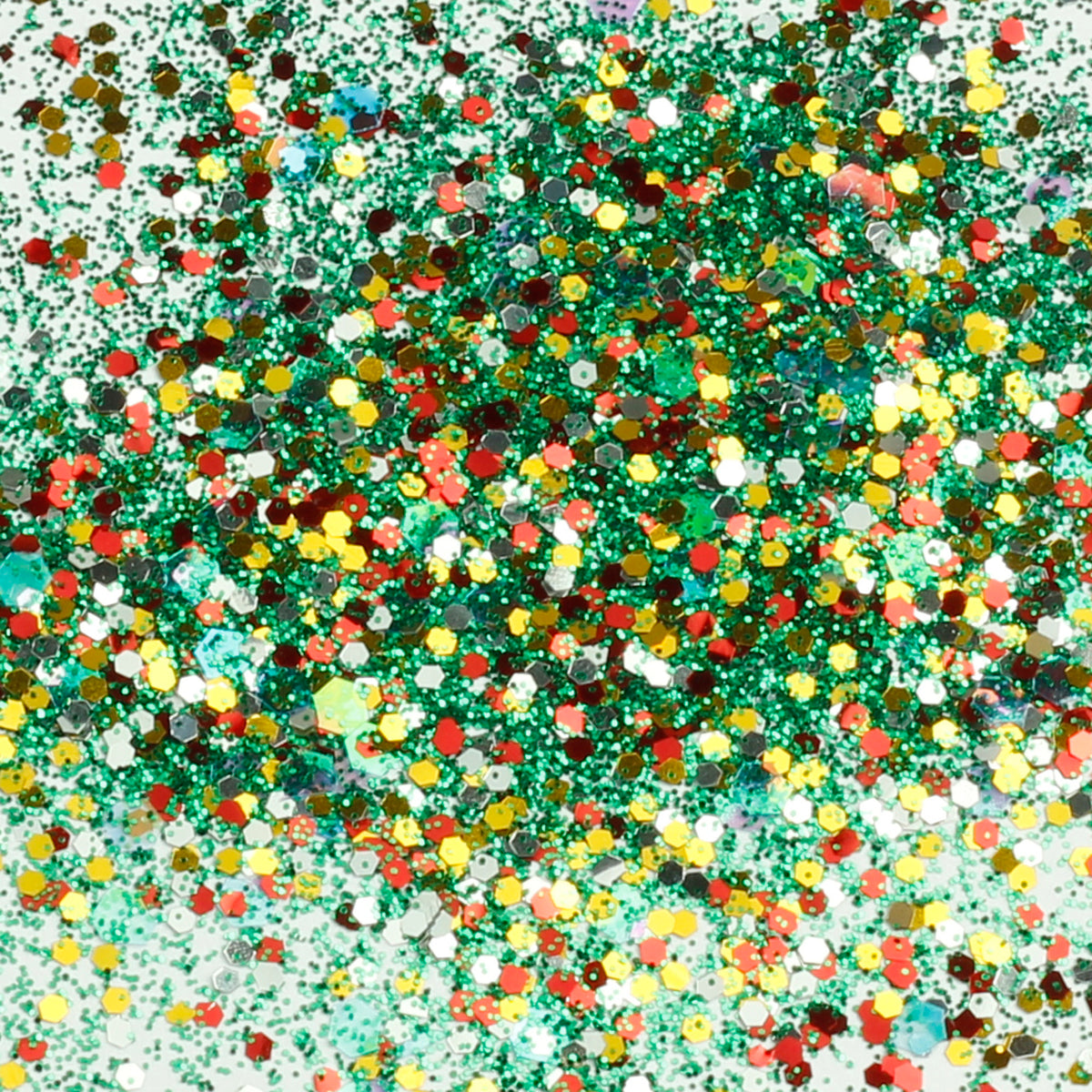 evol tree-rific xmas face glitter mix loose