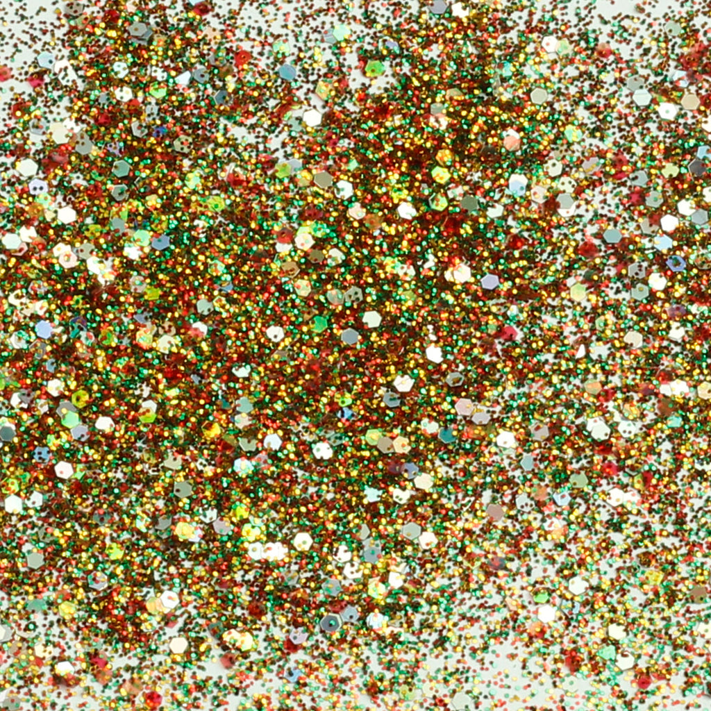 evol reindeer poop xmas chunky face glitter mix loose
