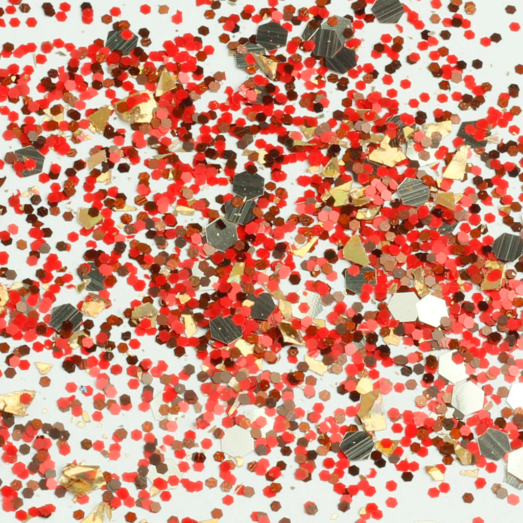 evol sleigh bells xmas face glitter mix loose