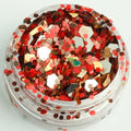 evol sleigh bells xmas face glitter mix pot