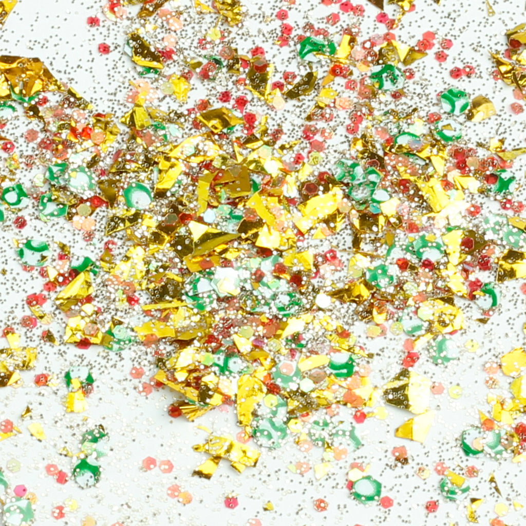 three kings xmas chunky face glitter mix loose